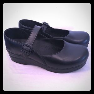 DANSKO Genuine Leather Mary Jane Clog